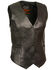 Image #1 - Milwaukee Leather Women's Classic Snap Front Vest - 4X, Black, hi-res