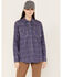 Image #1 - Ariat Women's Tillie FR Long Sleeve Plaid Print Snap Work Shirt, Blue, hi-res