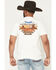 Image #4 - Wrangler Men's Boot Barn Exclusive Scenic Short Sleeve Graphic T-Shirt, Natural, hi-res