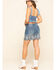 Image #5 - Stetson Women's Denim Southwestern Embroidered Mini Skirt, Blue, hi-res