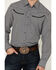 Image #3 - Wrangler Men's Rodeo Checkered Print Long Sleeve Snap Western Shirt, Black, hi-res