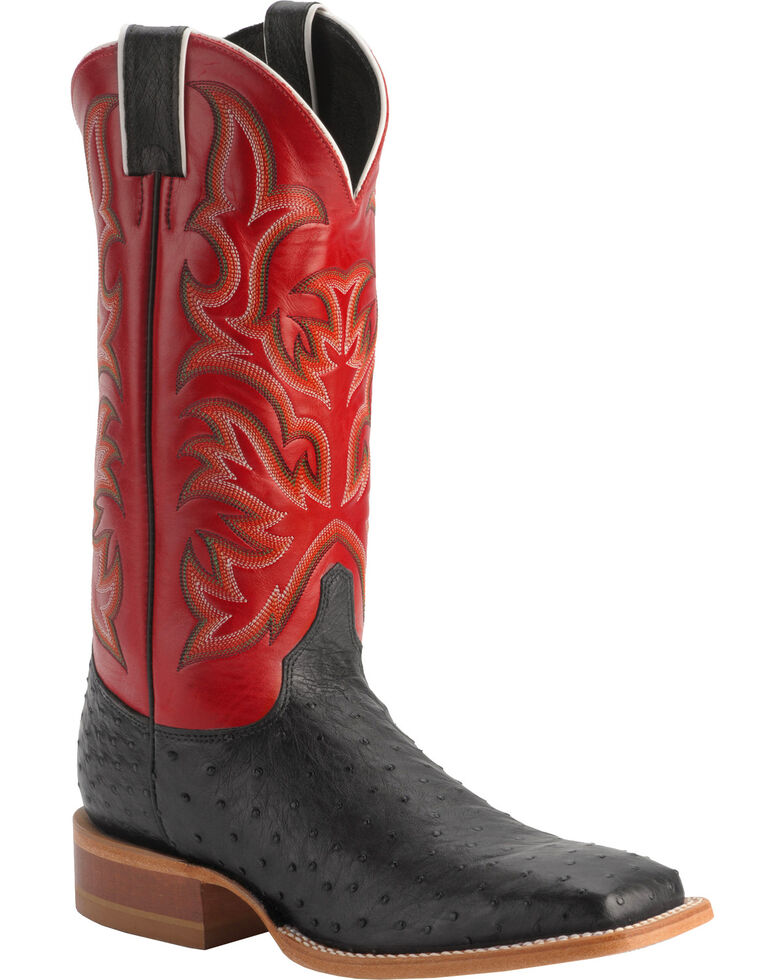 Justin Men's AQHA Remuda Full Quill Ostrich Exotic Boots Boot Barn
