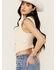 Image #2 - Levi's Women's Corduroy Tailored Vest, Cream, hi-res