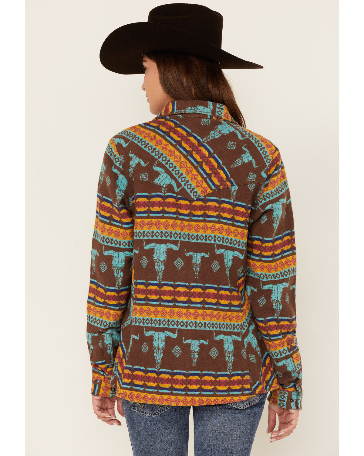 Image #4 - Outback Trading Co Women's Lorelei Long Sleeve Performance Shirt, Brown, hi-res