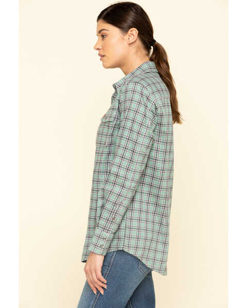 Image #3 - Ariat Women's FR Eberly Snap Long Sleeve Work Shirt, , hi-res