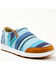 RANK 45 Women's Multi Stripe Casual Shoe - Round Toe, Blue, hi-res