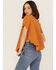 Image #4 - Talisman Women's Flutterby Blutterfly Lace Short Sleeve Top, Orange, hi-res