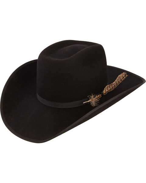 Resistol Youth Kids' Holt JR Felt Cowboy Hat, Black, hi-res