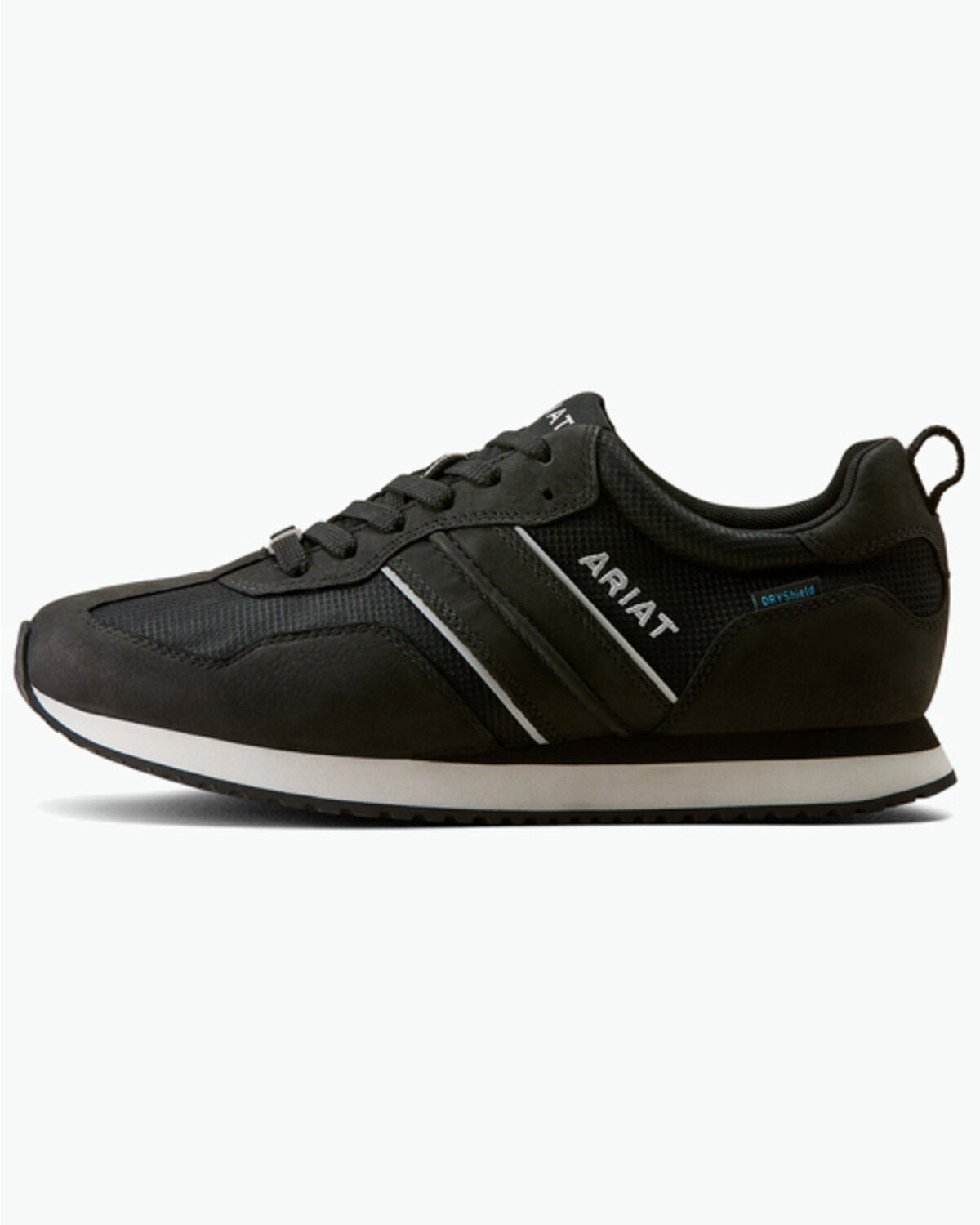 Image #2 - Ariat Men's Ranch Runner Waterproof Casual Shoes, Black, hi-res