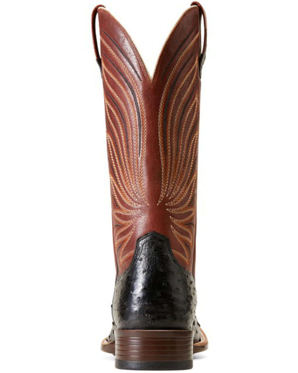 Image #3 - Ariat Men's Brandin' Ultra Exotic Western Boots - Broad Square Toe, Black, hi-res