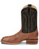 Justin Men's McLane Western Boots - Broad Square Toe, Brown, hi-res