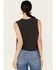 Image #4 - Goodie Two Sleeves Women's Steve Miller Band Fringe Sleeveless Graphic Tee, Black, hi-res