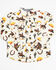 Image #1 - Cody James Toddler Boys' Elemental Western Conversation Print Long Sleeve Snap Western Shirt, Cream, hi-res
