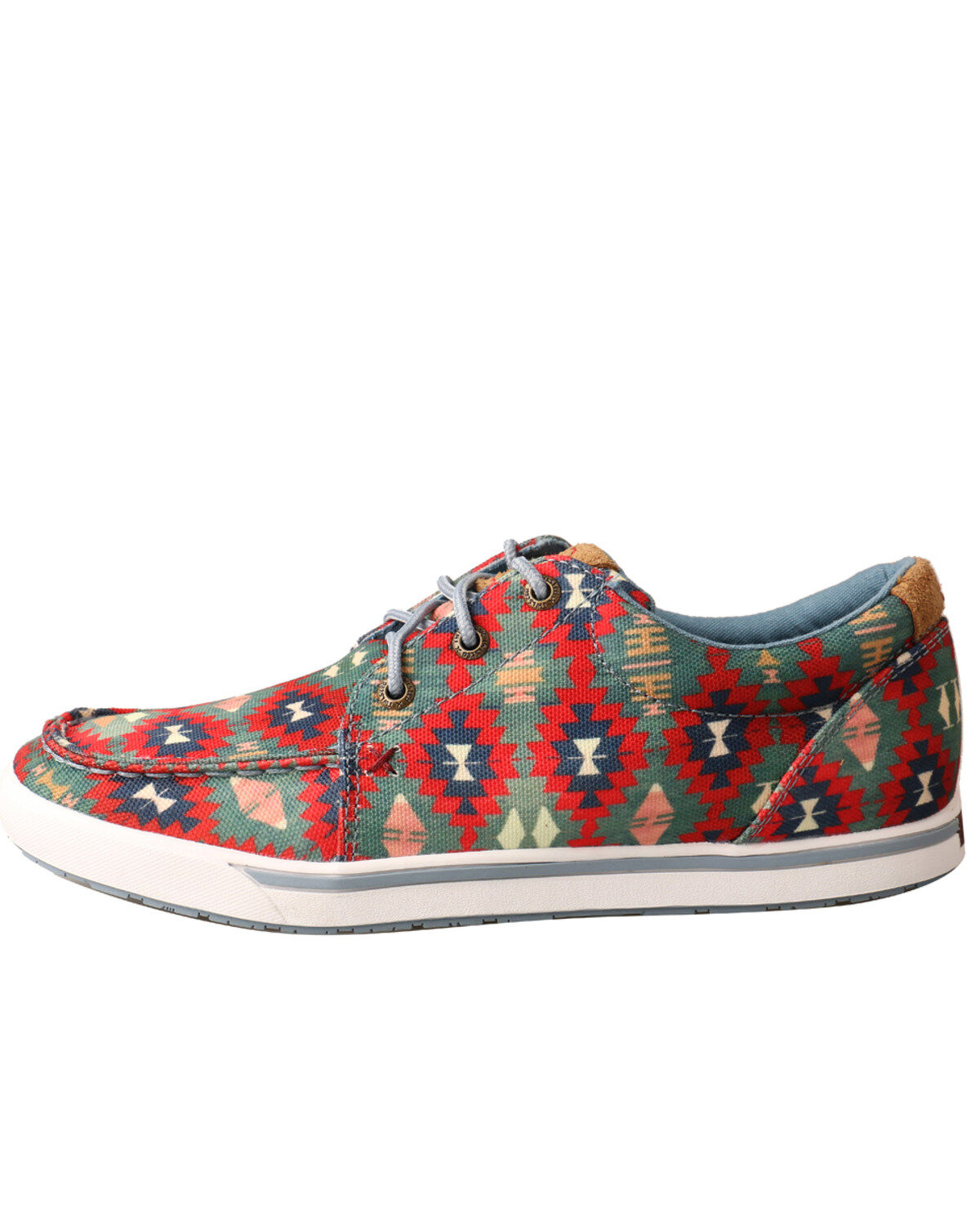 Image #3 - Twisted X Women's HOOey Loper Aztec Shoes - Moc Toe, , hi-res