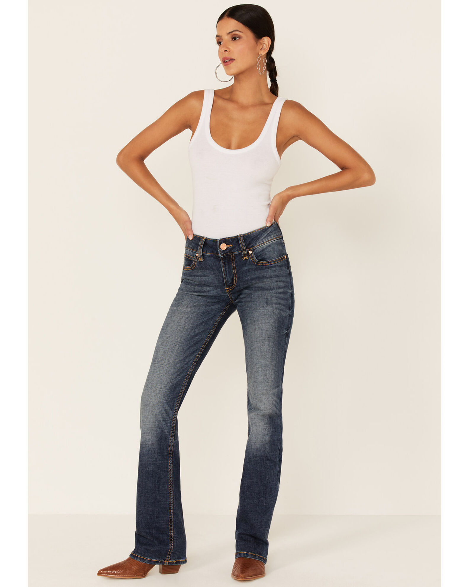 Wrangler Women's Premium Patch Cut Jeans | Boot