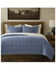 Image #4 - HiEnd Accents Stonewashed Denim Twin Size Quilt Set - 2 Piece, Blue, hi-res