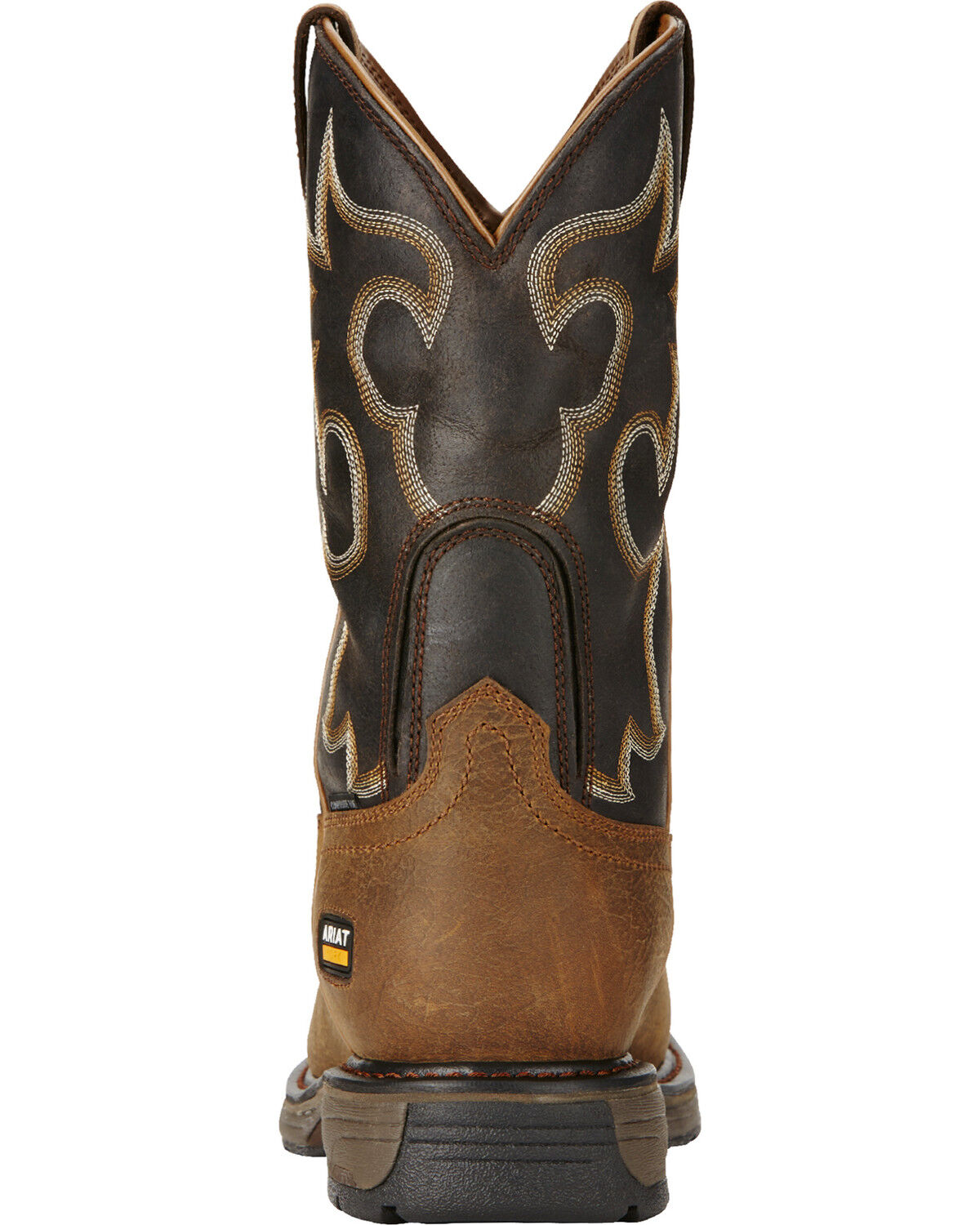 Image #5 - Ariat Men's WorkHog® H2O 400g Cowboy Work Boots - Composite Toe, Brown, hi-res