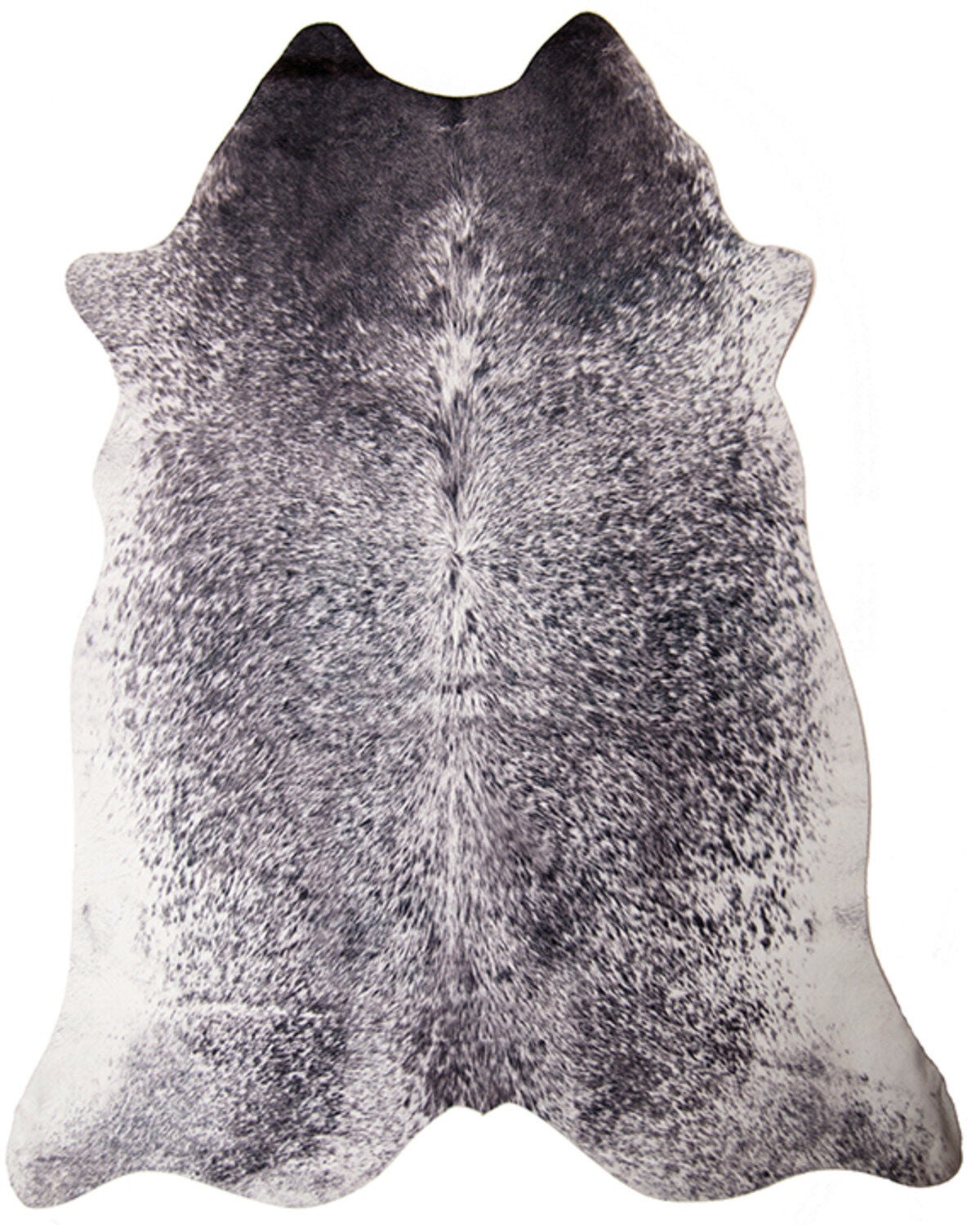 Carstens Home Small Faux Cowhide Brindle Rug, Grey, hi-res