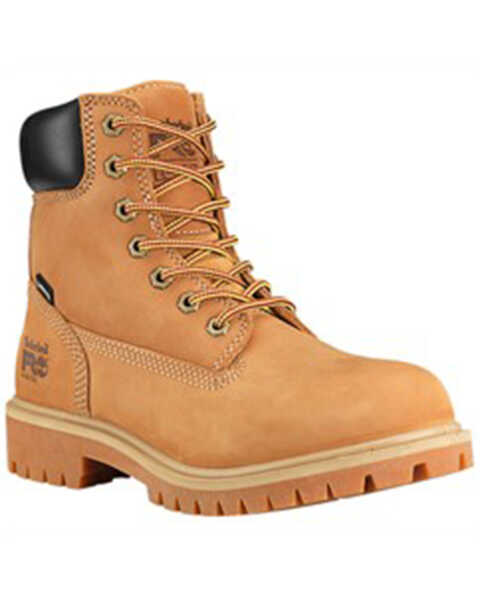 Timberland PRO Women's 6" Waterproof Insulated 200g Work Boots - Steel Toe, Wheat, hi-res
