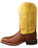Twisted X Men's Ruff Stock Western Boots - Broad Square Toe, Tan, hi-res