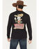 Image #1 - Wrangler Men's Long Live Cowboys Long Sleeve Graphic T-Shirt, Black, hi-res