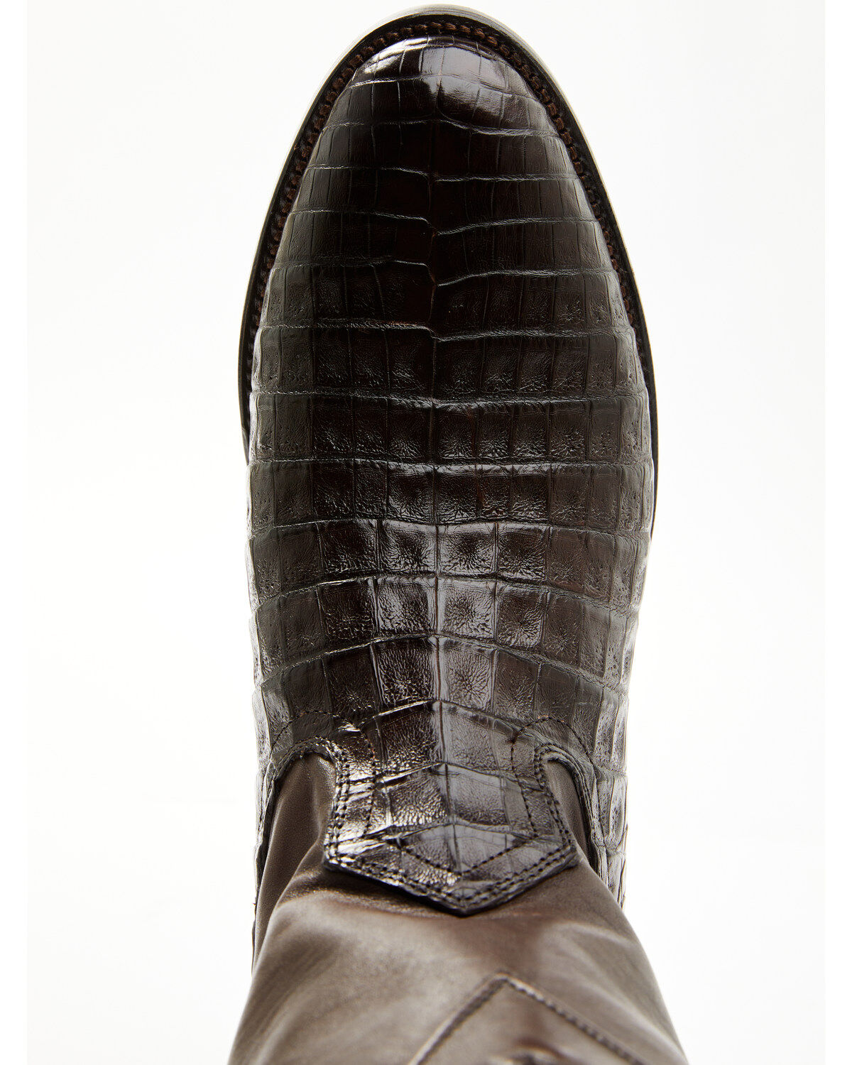 Image #6 - Cody James Black 1978® Men's Carmen Exotic Caiman Belly Roper Boots - Round Toe, Brown, hi-res
