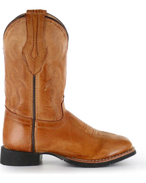 Cody James® Children's Showdown Round Toe Western Boots, Tan, hi-res