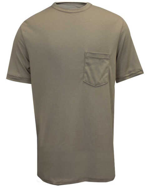 Image #1 - National Safety Apparel Men's FR Classic Short Sleeve Work T-Shirt - Tall , , hi-res