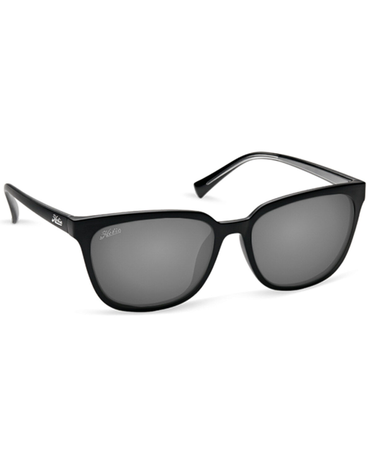 Image #1 - Hobie Women's Monica Black Satin & Gray Polarized Sunglasses, Black, hi-res