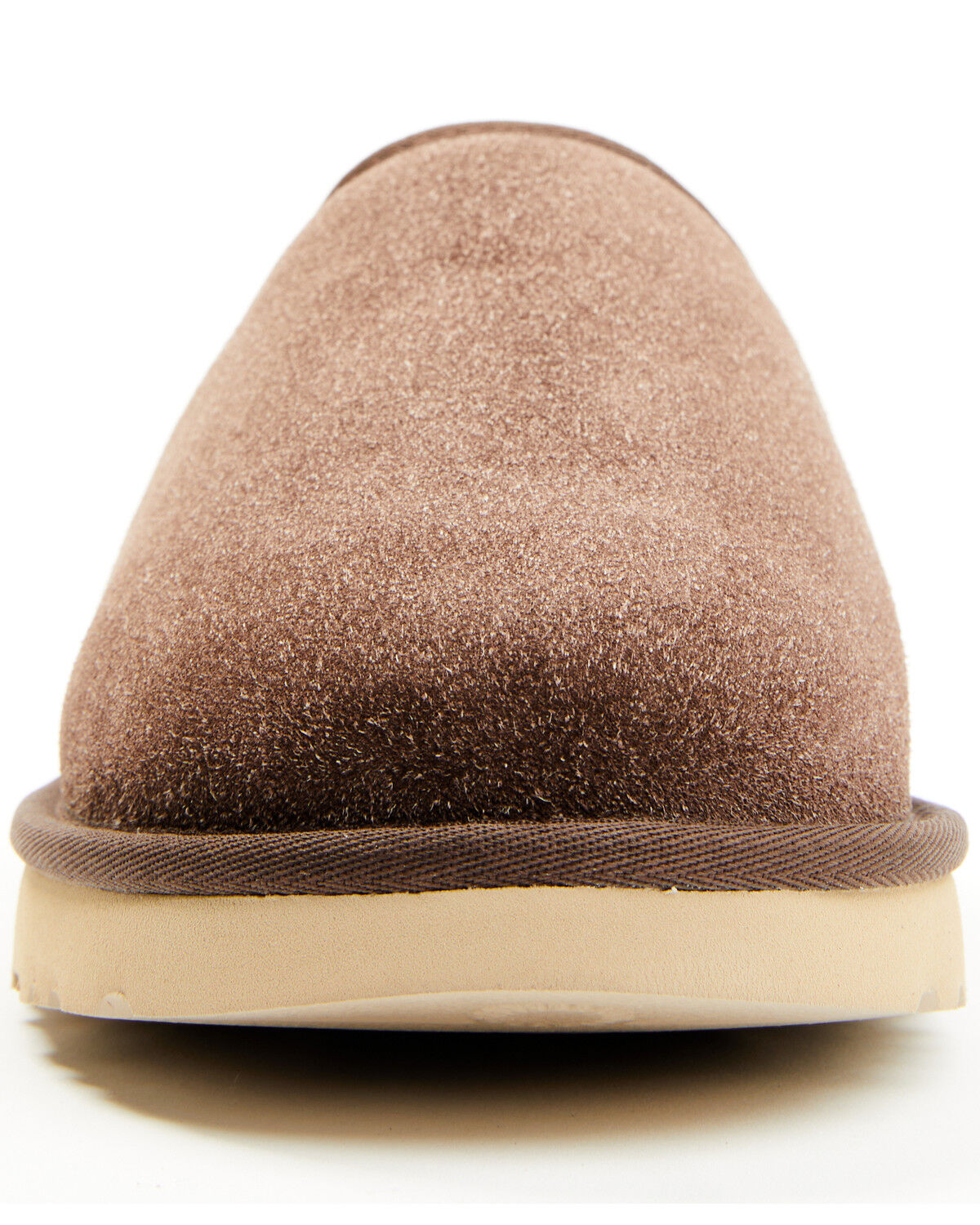 Image #4 - UGG Men's Classic Slip-On Shaggy Suede Slippers, Dark Brown, hi-res