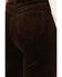Cleo + Wolf Women's High Rise Loose Corduroy Wide Jeans, Chocolate, hi-res