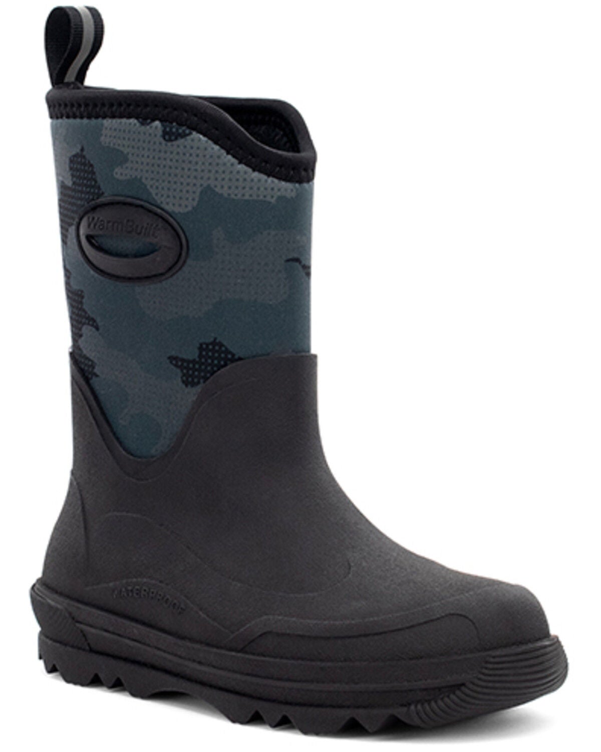 Western Chief Boys' Traverse Neoprene Cold Weather Boots, Black, hi-res