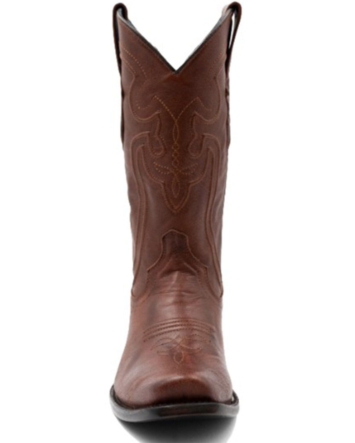 Image #3 - Ferrini Men's Wyatt Western Boots - Square Toe, Brandy Brown, hi-res