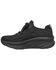 Image #3 - Skechers Women's D'Lux Walker - Round Toe, Black, hi-res