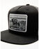 Image #2 - RopeSmart Men's Monochrome Ranch Life Trucker Cap, Black, hi-res