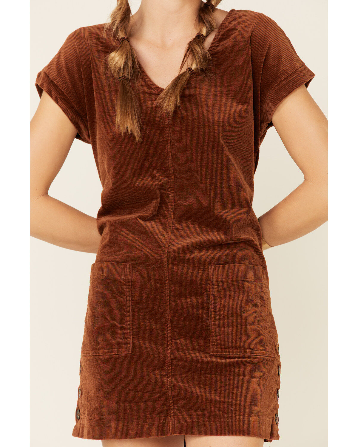 Womens corduroy dress clearance