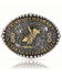 Montana Silversmiths Women's Pain Is Temporary Bull Riding Buckle, Silver, hi-res