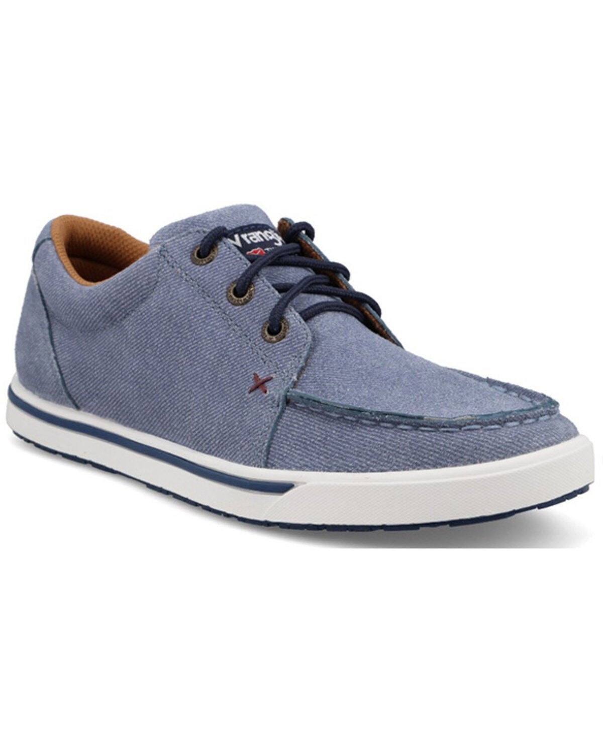 Twisted X Wrangler Women's Kicks Casual Shoes - Moc Toe, Blue, hi-res