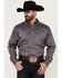 Image #2 - Ariat Men's Team Logo Twill Long Sleeve Button-Down Western Shirt, Dark Grey, hi-res