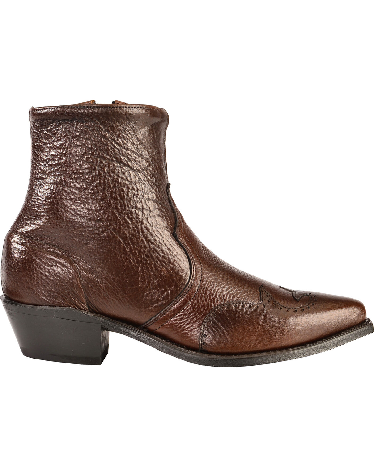 Abilene Men s 7 Wingtip Zip Boots Boot Barn