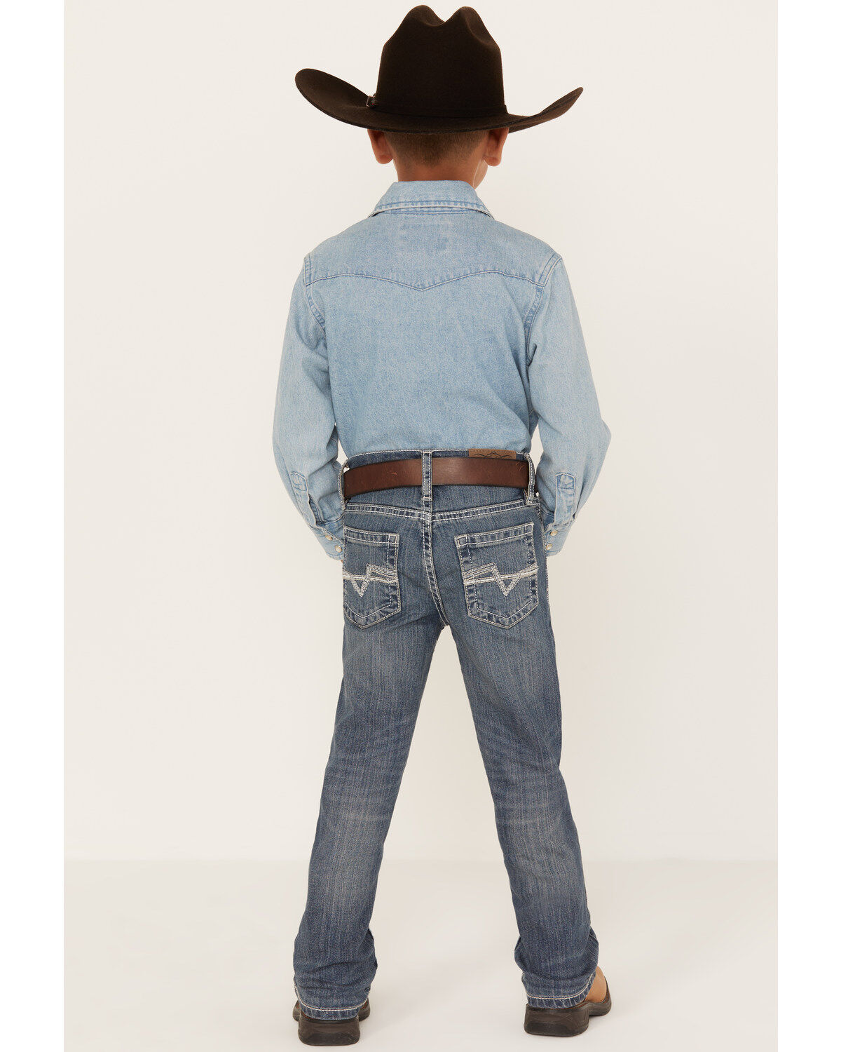 Product Name:  Cody James Boys' Stone Cold Wash Slim Boot Stretch Jeans - Size 4-8