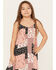 Hayden Girls' Patchwork Printed Dress, Pink, hi-res