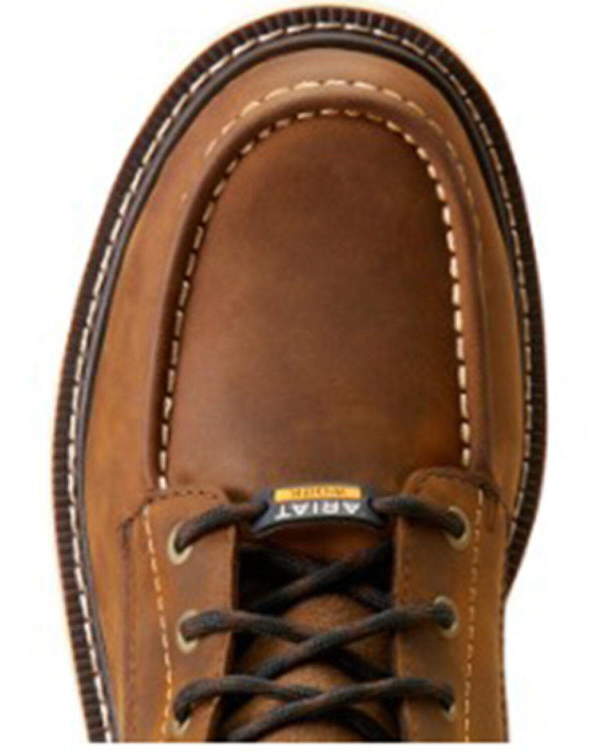 Image #4 - Ariat Men's 8" Rebar Lift Distressed Work Boots - Composite Toe, Brown, hi-res