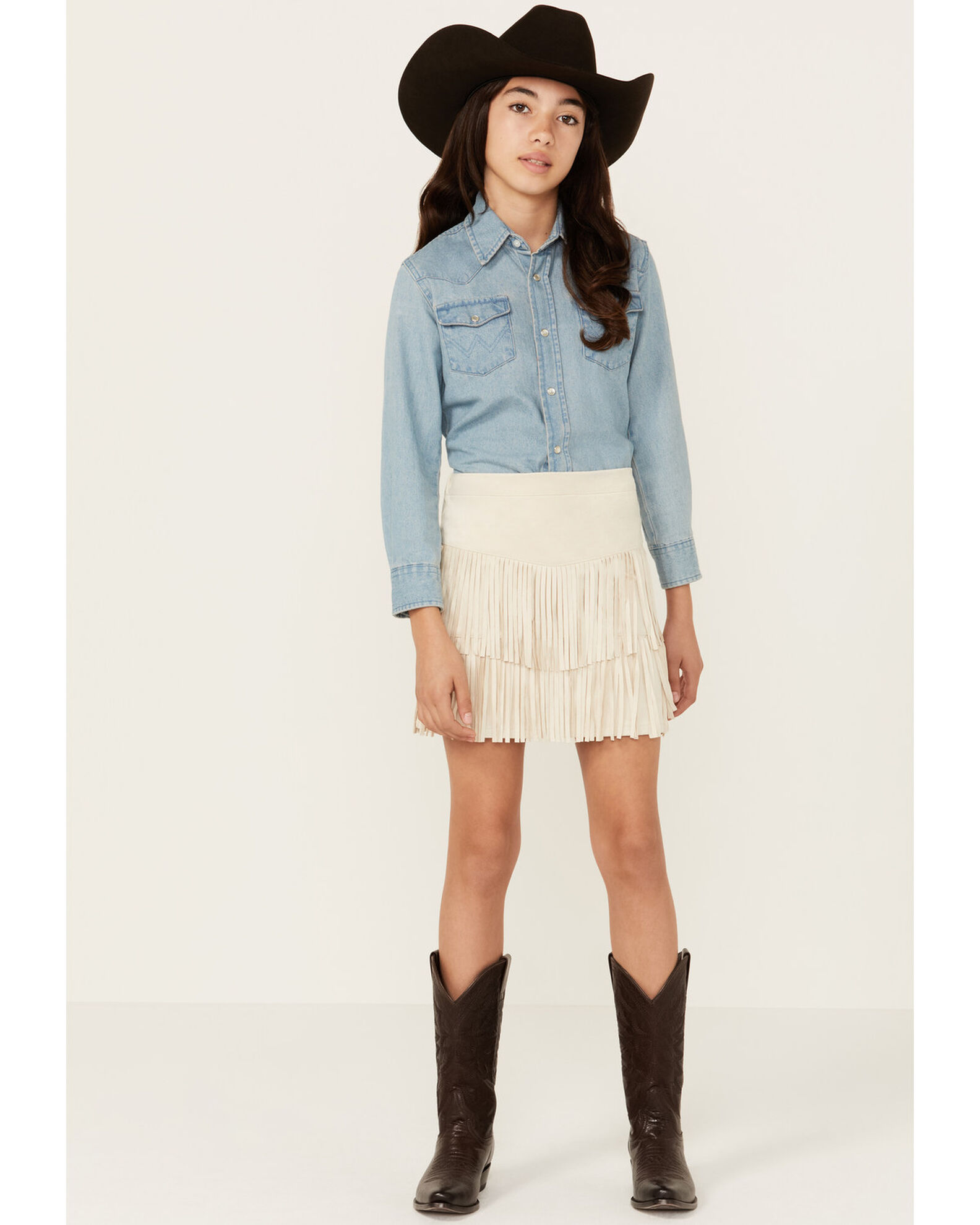 Trixxi Girls Fringe Skirt Boot Barn