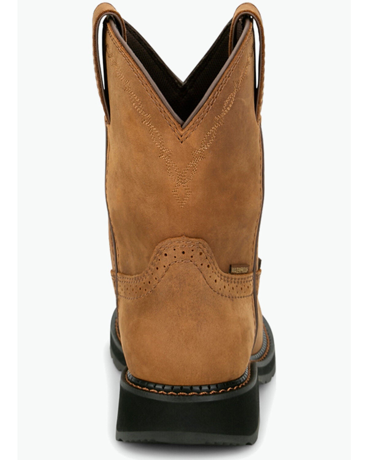 Image #5 - Justin Women's 8" Darby Wellington Work Boots - Nano Composite Toe, Brown, hi-res