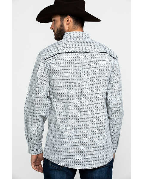 Image #2 - Cowboy Hardware Men's Diamond Love Print Long Sleeve Western Shirt , , hi-res