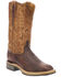 Lucchese Men's Rudy Western Boots - Broad Square Toe, Chocolate, hi-res