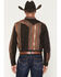 Image #4 - Cody James Men's Desert Trail Southwestern Stripe Print Long Sleeve Snap Western Shirt, Rust Copper, hi-res