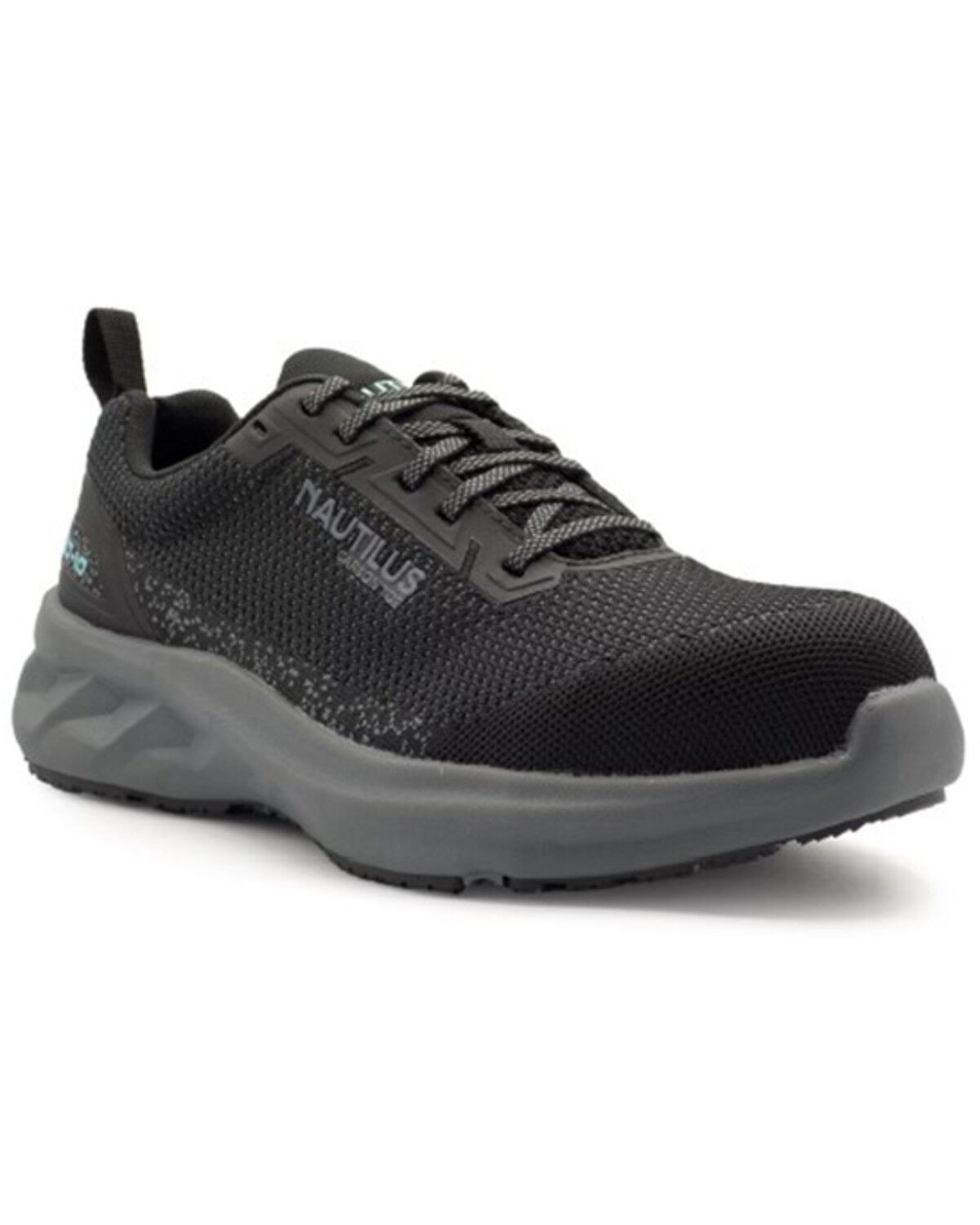 Image #1 - New Balance Women's Nautilus Springwater Work Shoes - Composite Toe, Black, hi-res