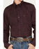 Cinch Boys' Wallpaper Print Long Sleeve Button Down Shirt, Purple, hi-res
